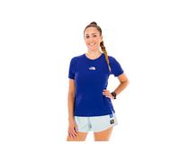 The North Face - T-shirt da trail running - W Summit High Trail SS Graphic Bold Blue per Donne in Poliestere Riciclato - Taglia M