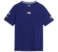 The North Face - T-shirt leggero e traspirante - M Summit High Trail SS Graphic Bold Blue in Poliestere Riciclato - Taglia S
