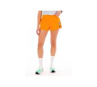 The North Face - Pantaloncini da trail running - W Summit Pacesetter Short Graphic Papaya per Donne - Taglia L - Arancione