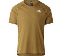The North Face - T-shirt da running leggero e traspirante - M Sunriser SS Cedar per Uomo in Poliestere Riciclato - Taglia L - Marrone