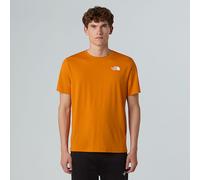 The North Face - T-shirt traspirante e versatile - M 24/7 S/S Tee Reg Agate Orange per Uomo - Taglia S - Arancione