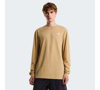 The North Face Evolution Simple Dome Regular Regular Long Sleeve T-shirt Beige,Marrone L Uomo