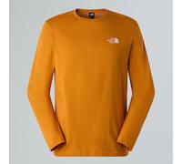 The North Face T-shirt A Maniche Lunghe New Peak Da Uomo Iron Citrus-white Dune Rozmiar L male