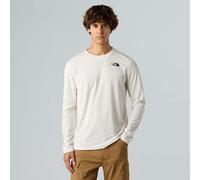 The North Face T-shirt A Maniche Lunghe Shadow Da Uomo White Dune Rozmiar S male