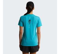 The North Face T-shirt Bitmap Logo Con Grafica Da Donna River Ice Rozmiar XL female