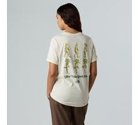 The North Face T-shirt Connect Relaxed Graphic Da Donna White Dune Rozmiar XS female