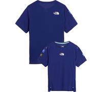 The North Face - T-shirt da trail running - W Summit High Trail SS Graphic Bold Blue per Donne in Poliestere Riciclato - Taglia S
