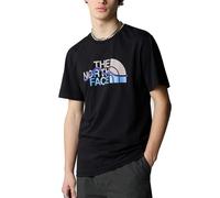 The North Face T-Shirt da Uomo Mountain Line Nera Taglia XS Codice NF0A87NTJK3 Nero