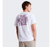 The North Face T-shirt Drip Logo Relaxed Con Grafica Da Uomo Tnf White Rozmiar XXL male