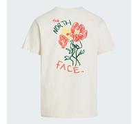 The North Face T-shirt Flower Scribble Relaxed Unisex White Dune-soft Yellow Rozmiar M male