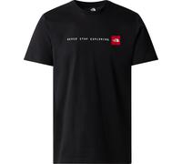 The North Face - T-shirt in Cotone - M S/S Never Stop Exploring Tee TNF Black per Uomo in Cotone - Taglia XL - Nero
