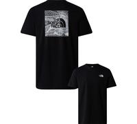 T-shirt The North Face Redbox Celebration manica corta nero bianco - L