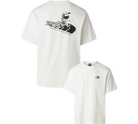 The North Face - T-shirt in Cotone - U Run Graphic Relaxed S/S Tee TNF White per Uomo in Cotone - Taglia L - Bianco