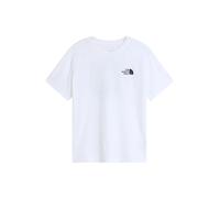 The North Face T-shirt manica corta unisex bambino bianco