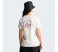 The North Face T-shirt Monte Regular Con Grafica Da Donna White Dune Rozmiar S female