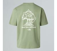 The North Face T-shirt Mountain Fun Oversized Unisex Slate Moss Rozmiar M male