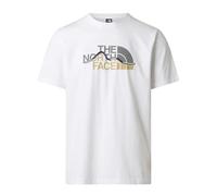 THE NORTH FACE-T-Shirt Mountain Line Regular con Grafica da Uomo-TNF White,M