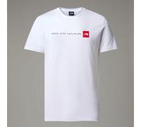 The North Face - T-shirt a maniche corte bianca "Never stop exploring"-Bianco XS