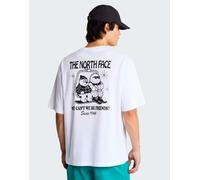 The North Face T-shirt oversize a maniche corte Facciamo amicizia in bianco tnf/nero tnf L