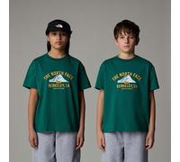The North Face NF0A89J0NL11 Teen Varsity Graphic Oversize SS Tee T-Shirt Unisex Bambino Evergreen Taglia M
