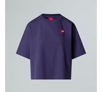 The North Face T-shirt Red Box Boxy Da Donna Eternal Purple Rozmiar M female