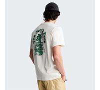 The North Face T-shirt Retro Earth Relaxed Graphic Da Uomo White Dune Rozmiar S male