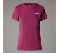 THE NORTH FACE NF0A87NH6EO W S/S Simple Dome Slim Tee T-Shirt Donna Cyber Berry Taglia XL