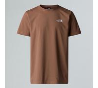 THE NORTH FACE NF0A87NG6IH M S/S Simple Dome Tee T-Shirt Uomo Latte Taglia XS