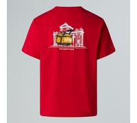 The North Face T-shirt Spain Relaxed Unisex Tnf Red Rozmiar L male