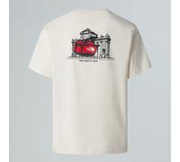 The North Face T-shirt Spain Relaxed Unisex White Dune Rozmiar XXS male