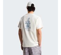 The North Face T-shirt Stones Relaxed Graphic Da Uomo White Dune Rozmiar S male