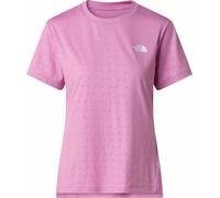 The North Face - T-shirt tecnico da escursionismo a maniche corte - W Flex Geo Embossed Short Sleeve Reg Tee Hushed Lavender per Donne - Taglia S - Viola