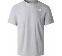 The North Face - T-shirt tecnico e leggero da running - M 24/7 Pentadome Embossed Reg SS Tee Meld Grey per Uomo - Taglia XL - Grigio