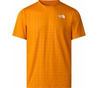 The North Face - T-shirt tecnico e leggero da trail running - M 24/7 Pentadome Embossed Reg SS Tee Dust Orange per Uomo - Taglia XL - Arancione
