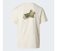 The North Face T-shirt Tnf Snack Relaxed Graphic Da Uomo White Dune Rozmiar L male