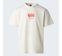 The North Face T-shirt Track Relaxed Graphic Unisex White Dune Rozmiar XS male