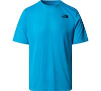 The North Face - T-shirt traspirante - M Foundation Mountains Faces Tee Meridian Blue per Uomo - Taglia S