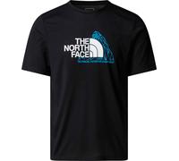 The North Face - T-shirt traspirante - M Mountain Foundation SS Tee Graphic TNF Black per Uomo - Taglia M - Nero