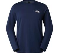 The North Face - T-shirt Uomo a maniche lunghe - M L/S Simple Dome Tee Summit Navy per Uomo - Taglia S - Blu navy