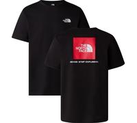 T-shirt The North Face Redbox manica corta nero logo rosso - L