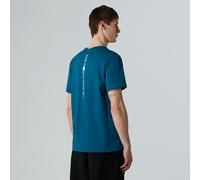 The North Face T-shirt Vertical Logo Da Uomo Mineral Ink Rozmiar L male