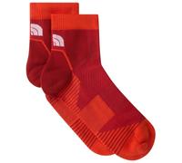 The North Face - Trail Run Quarter Socks - Calze da running EU 34-37 rosso