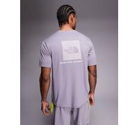 The North Face - Training 24/7 Box NSE - T-shirt grigia con stampa sul retro-Grigio M
