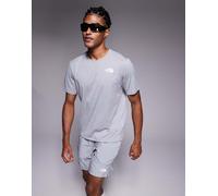The North Face - Training 24/7 - T-shirt grigia con logo-Grigio 2XL