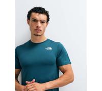The North Face - Training 24/7 - T-shirt verde con logo-Blu L