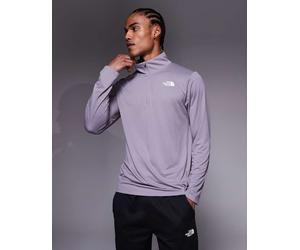 The North Face - Training 24/7 - Top grigio con logo e zip corta 2XL