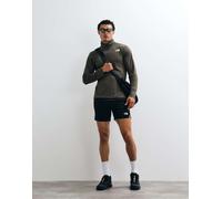 The North Face - Training 24/7 - Top kaki con zip corta e logo-Verde L