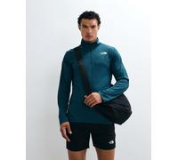 The North Face - Training 24/7 - Top verde con zip corta e logo-Blu XL