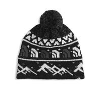 The North Face Unisex Cabin Ski Tuke Beanie TNF Black Jacquard/Pom One Size