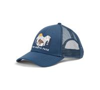 The North Face - Cappello trucker con grafica in poliestere riciclato - Embroidered Mudder Trucker Shady Blue Bear Graphic per Uomo in Poliestere Riciclato